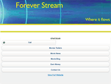 Tablet Screenshot of foreverstream.com
